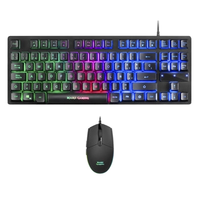 Kit teclado + raton mars gaming mcptkles rgb Frikytopia
