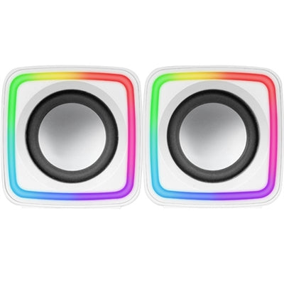 Altavoces mars gaming mscubew 8w blanco Frikytopia