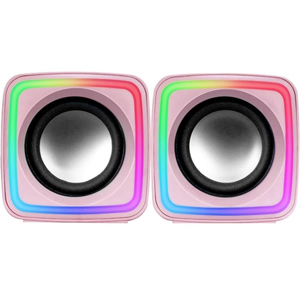 Altavoces mars gaming mscubep premium 8w rosa Frikytopia