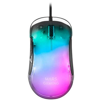 Mouse raton mars gaming mmglow optico usb 7 botones 12800ppp rgb Frikytopia