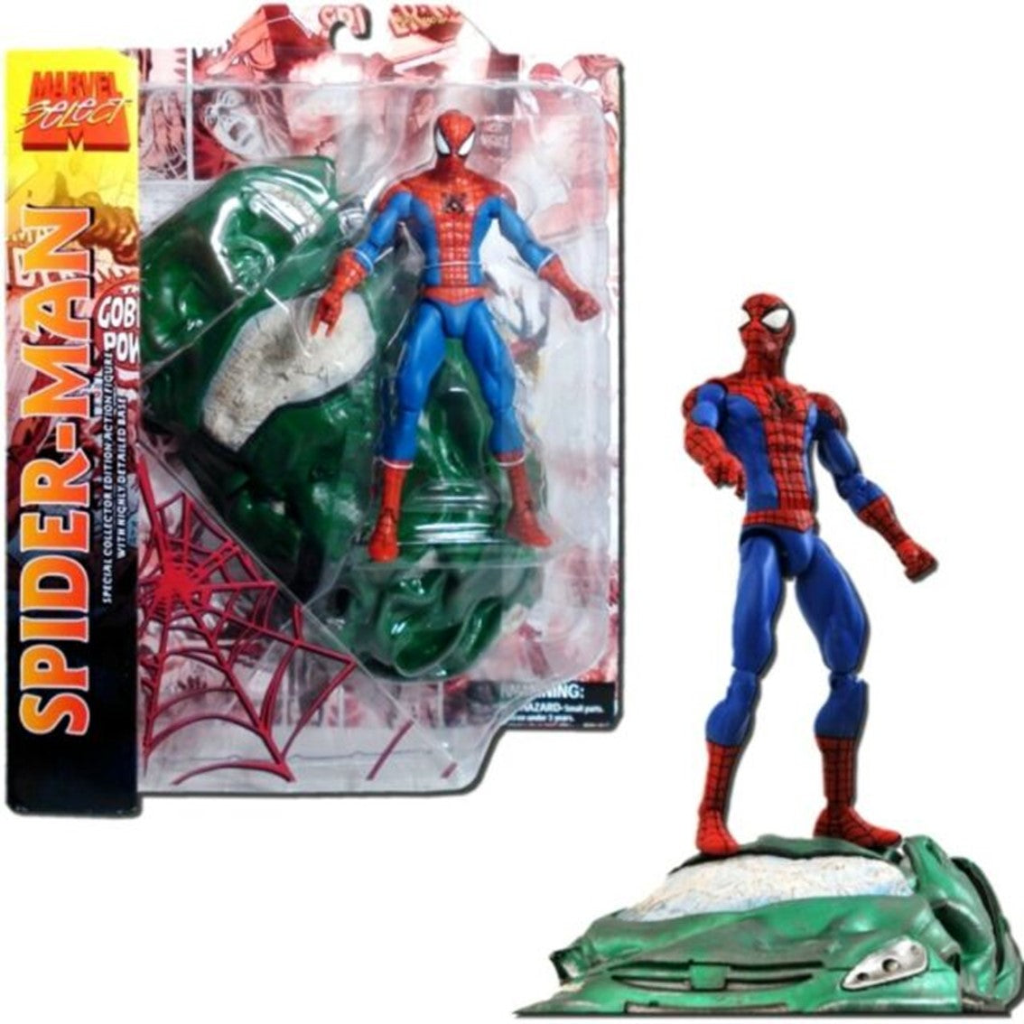 Figura diamond select toys marvel spiderman Frikytopia