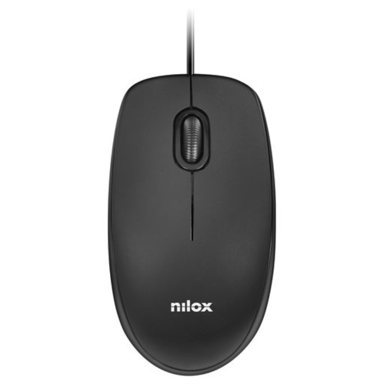 Mouse raton nilox mousb1003 usb 1600 dpi negro Frikytopia