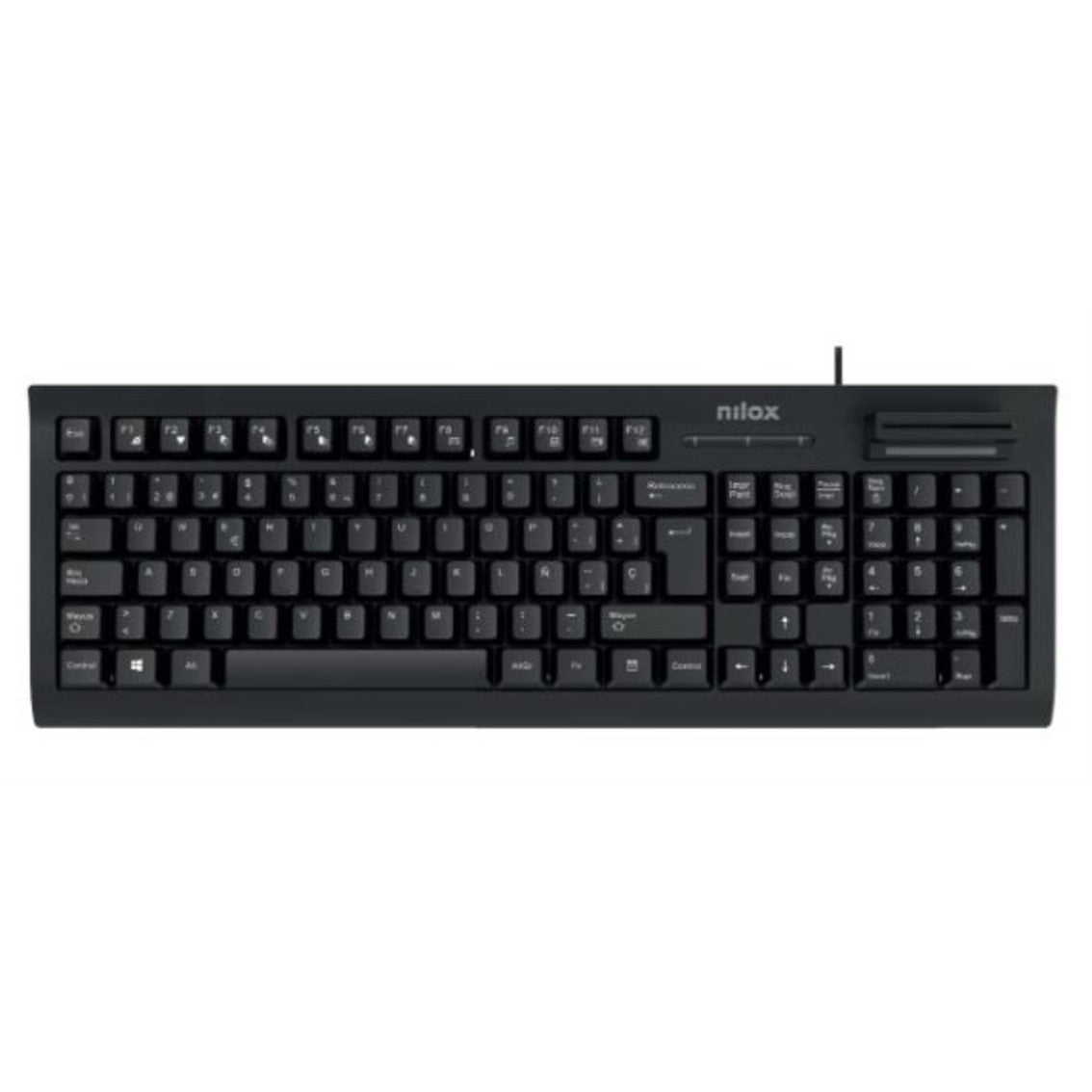 Teclado nilox nxkire0001 con lector dni usb español Frikytopia