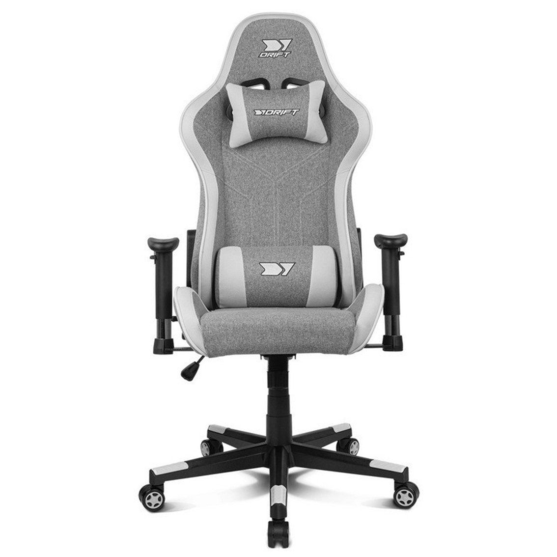 Silla gaming drift dr90 pro gris - blanca Frikytopia
