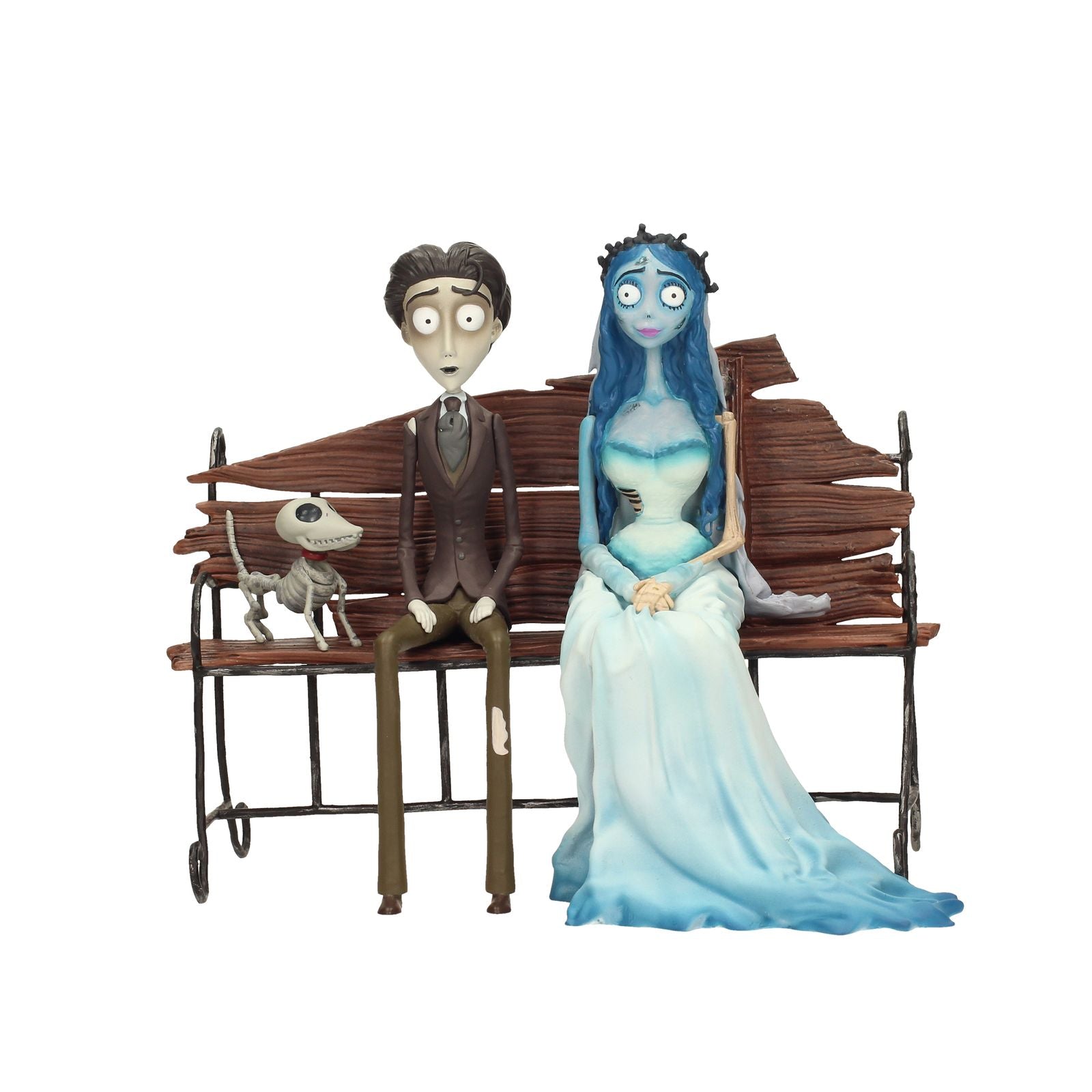 Figura Emily y Victor La Novia Cadaver