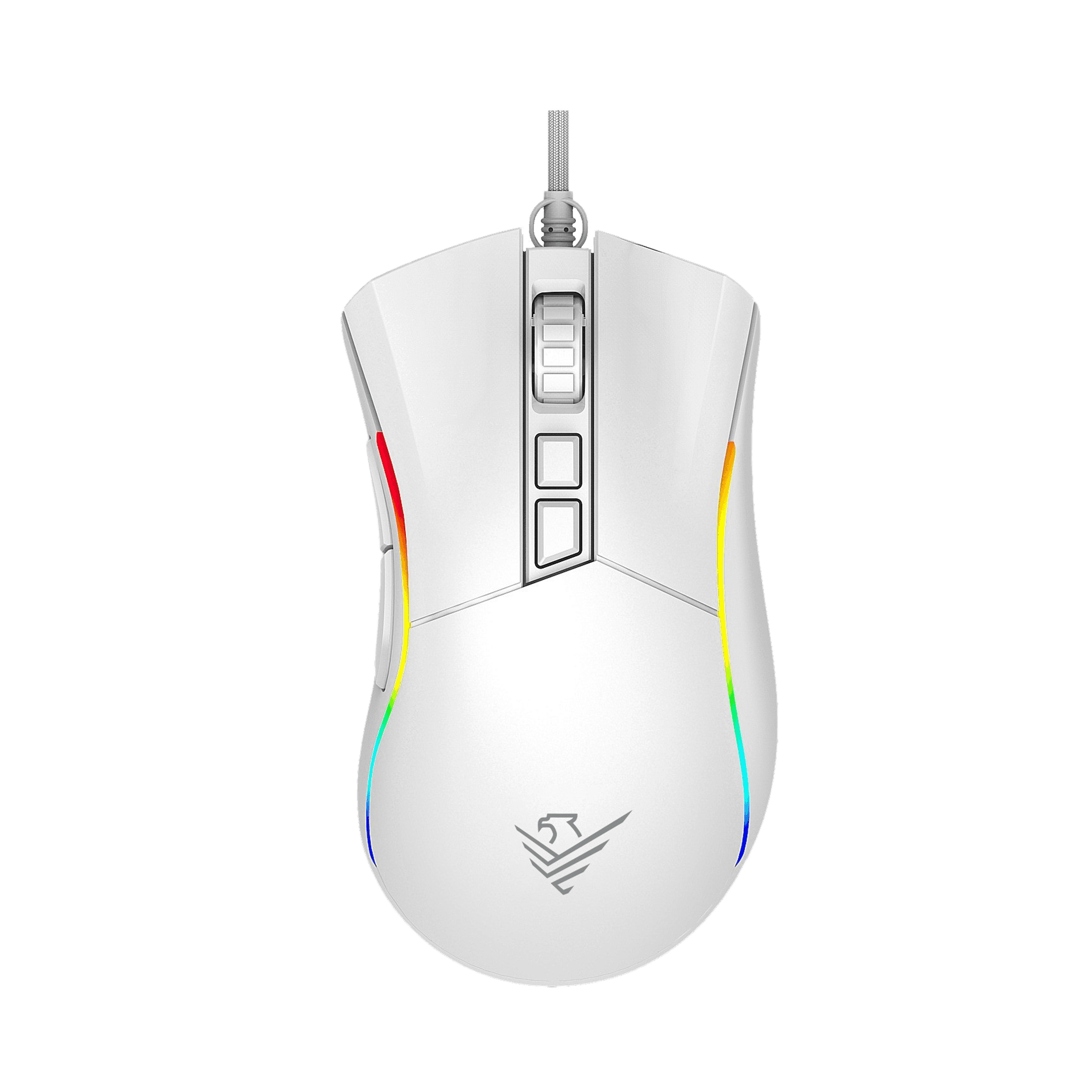 Rat�n phoenix gaming void 12000 dpi de alto rendimiento blanco rgb usb configurable