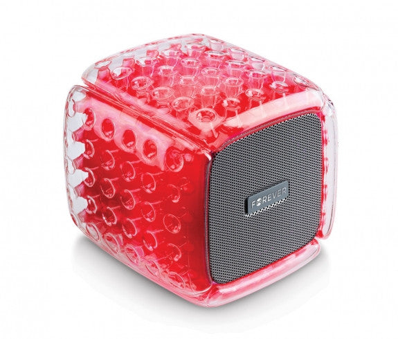 Altavoz bluetooth forever bumpair bs - 700 red color rojo Frikytopia