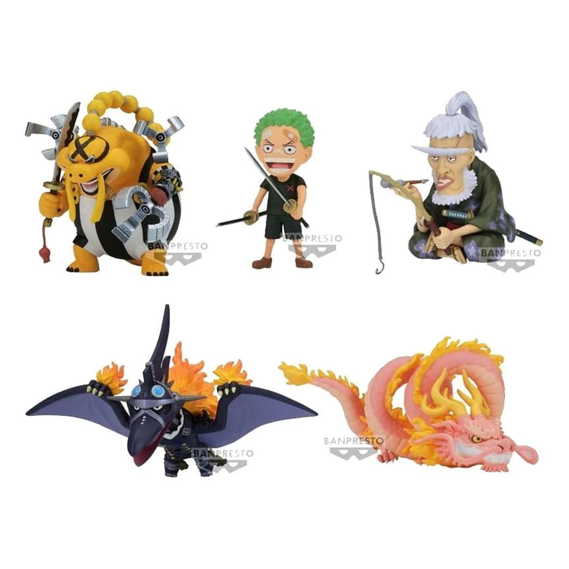 Figura banpresto one piece world collectable figure wanokuni onigashima Frikytopia