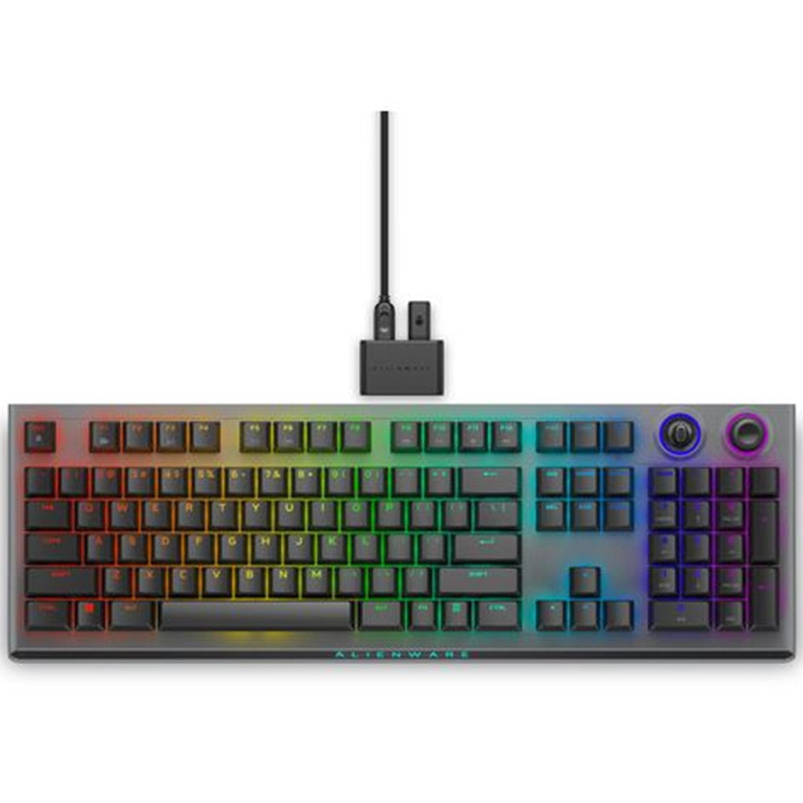 Teclado dell alienware tri - mode wireless gaming aw920k inalambrico ingles gris Frikytopia
