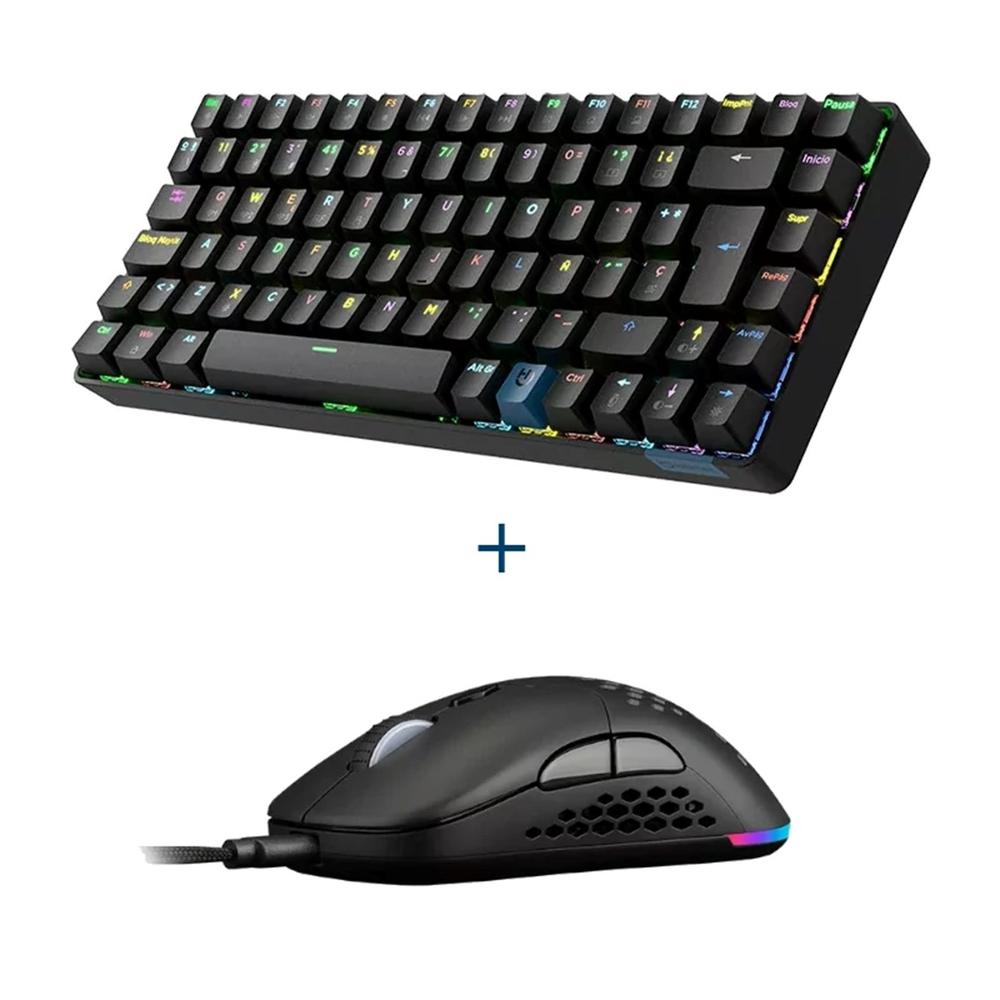 Teclado + raton gaming hiditech pac010039 negro Frikytopia