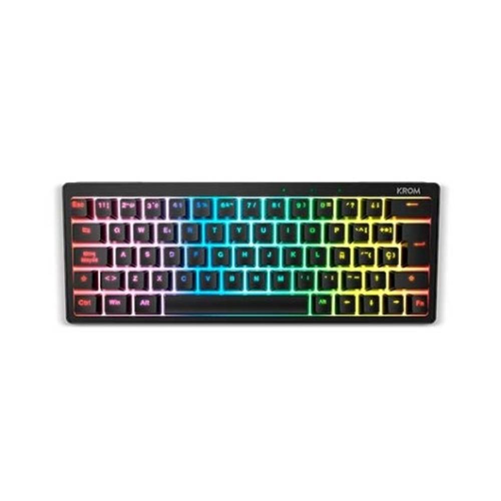 Teclado gaming krom kreator negro Frikytopia