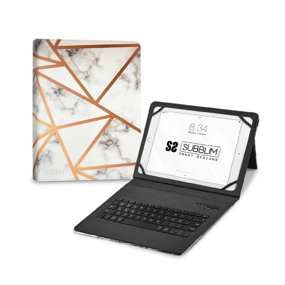 Funda subblim subkt5 - bttw10 para tablet 11 pulgadas trendy marmol blanco Frikytopia