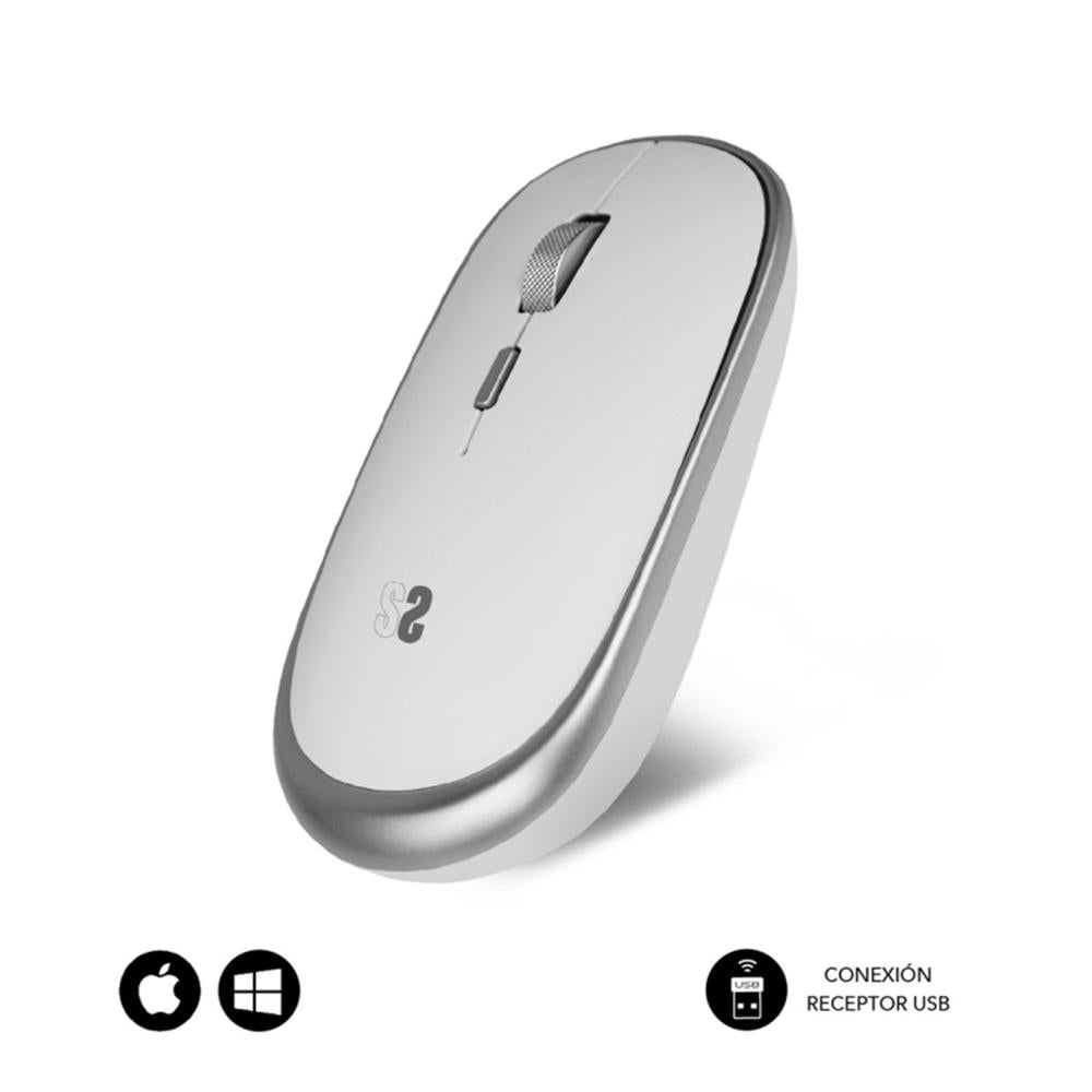 Raton inalambrico subblim submo - rfm0001 plata Frikytopia