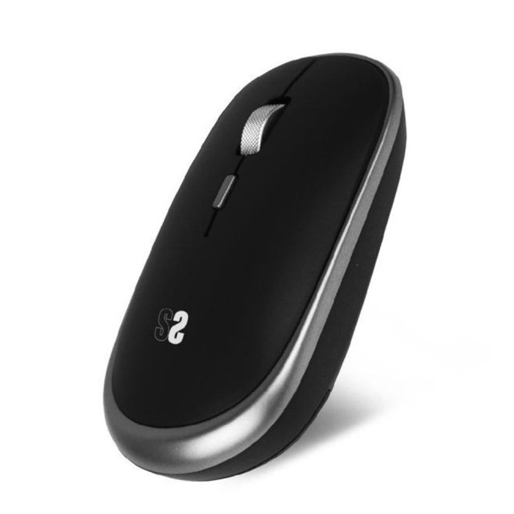 Raton inalambrico subblim submo - rfm0002 negro y gris Frikytopia