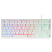Teclador mars gaming mk023 tkl frgb usb 2.0 blanco