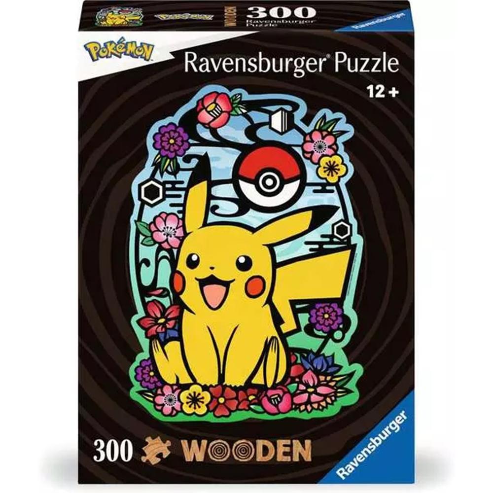 Pokémon Puzzle de madera WOODEN Pikachu (300 piezas)