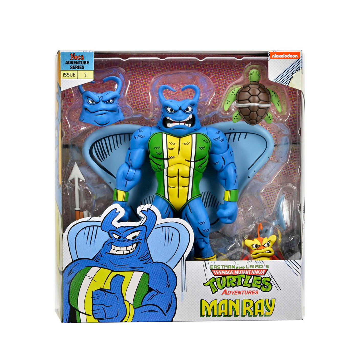 Figura accion neca las tortugas ninja man ray archie comics Frikytopia