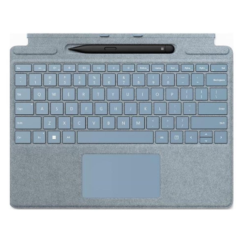 Teclado microsoft surface type cover para surface pro10 plata Frikytopia