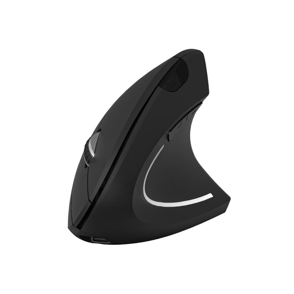 Raton inalambrico subblim glide vertical ergo negro Frikytopia