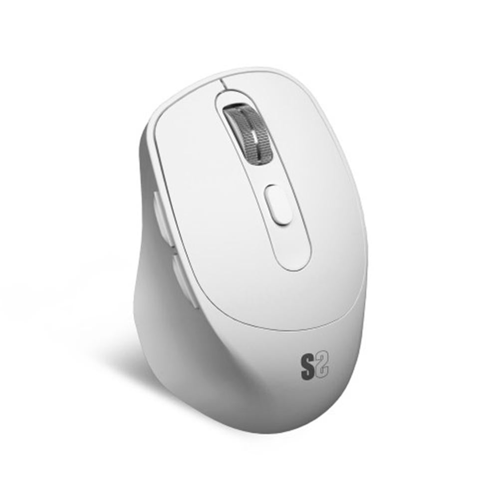 Raton inalambrico subblim curve ergo dual blanco Frikytopia