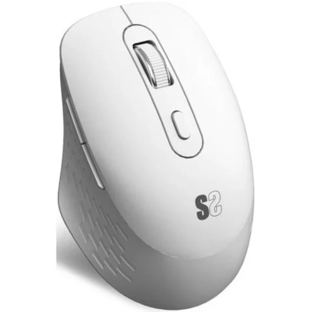 Raton inalambrico subblim curve ergo dual blanco Frikytopia