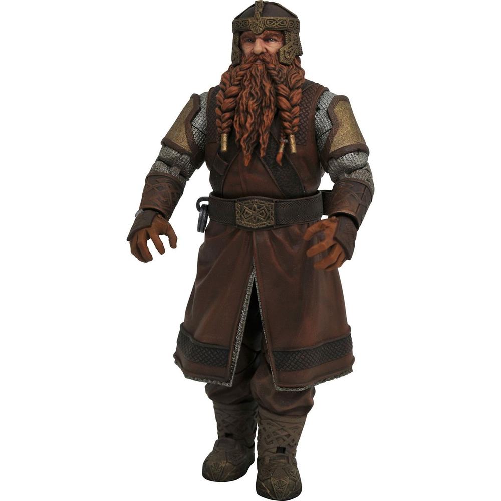 Figura diamond collection el señor de los anillos series 1 re - run gimli 18cm Frikytopia