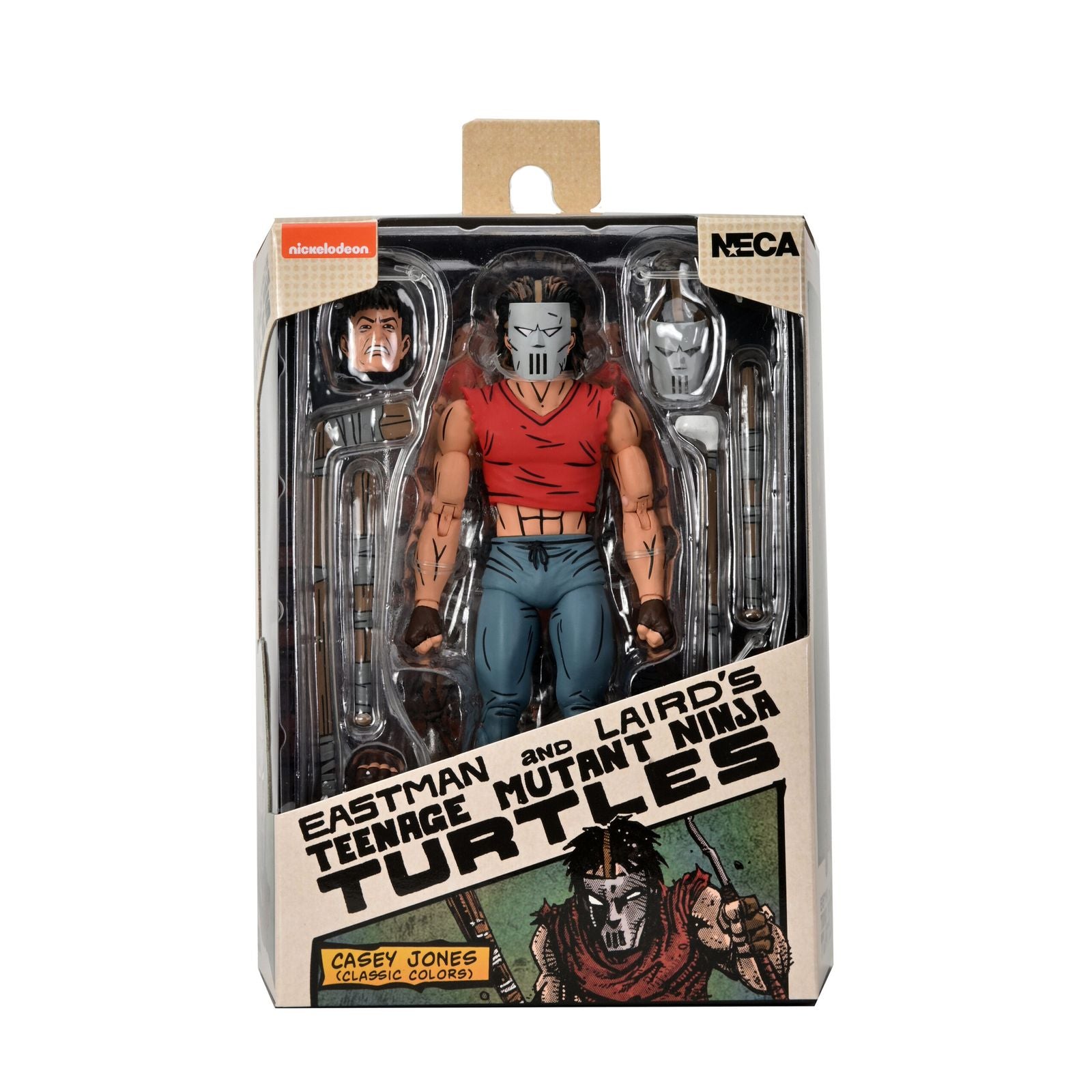 Figura neca tortugas ninja (mirage comics) casey jones camiseta roja Frikytopia