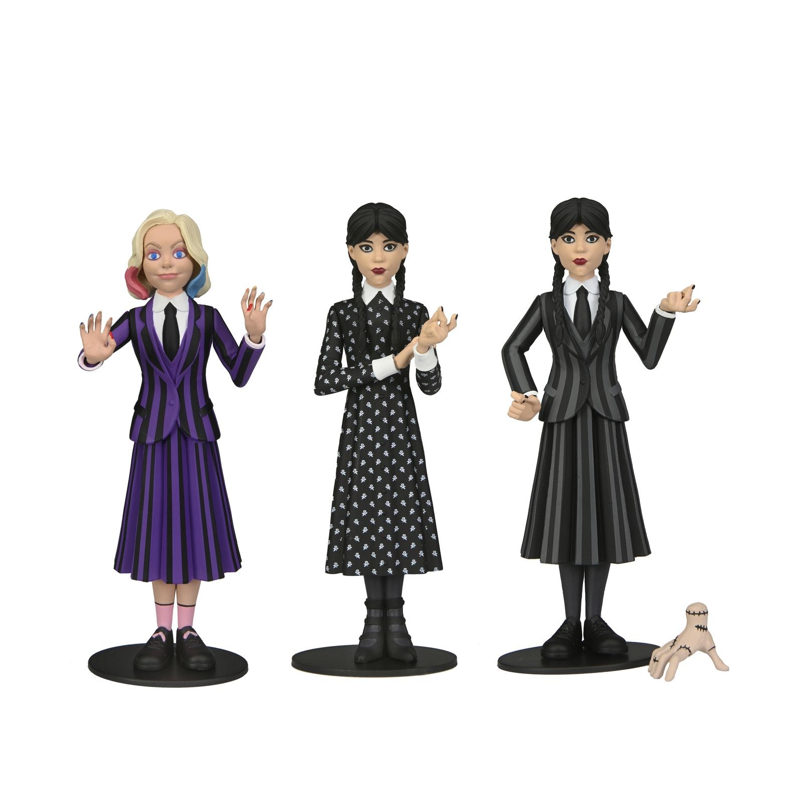 Surtido figuras neca wednesday addams toony terrors Frikytopia