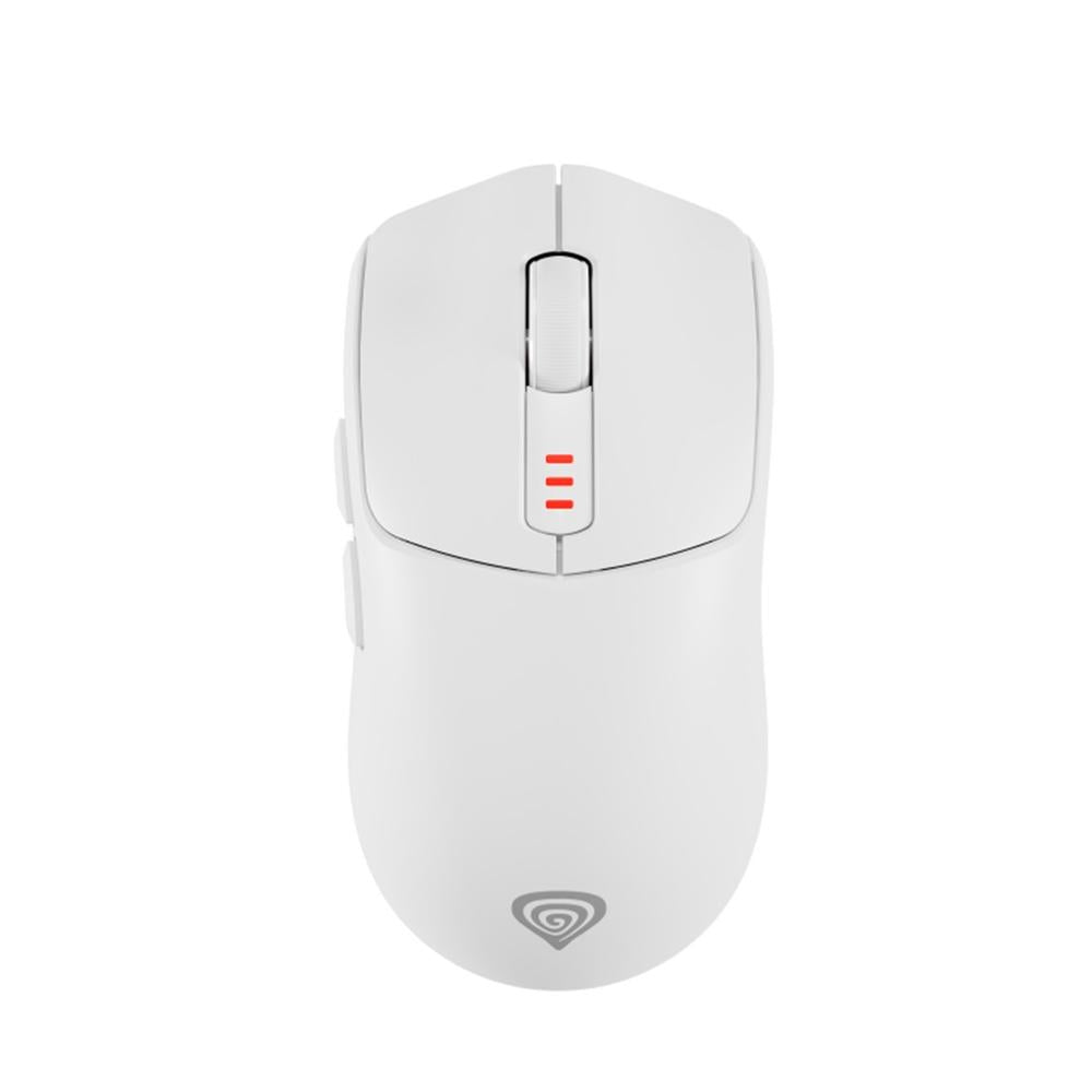 Raton inalambrico gaming genesis zircon 500 blanco Frikytopia