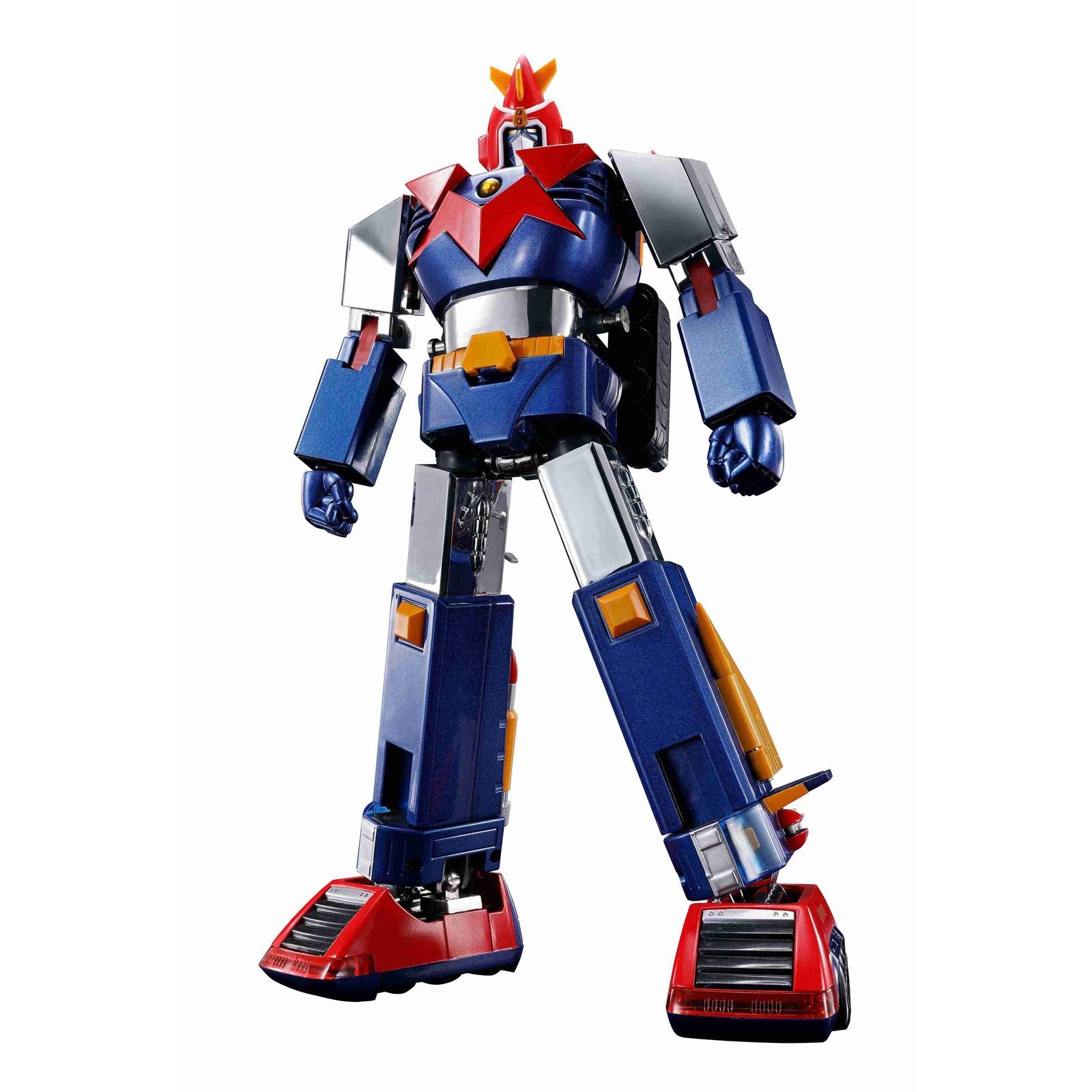 Super Electromagnetic Machine Voltes V Figura Diecast Soul of Chogokin GX-31SP Chodenji Machine Voltes V Chogokin 50th Ver. 25 cm