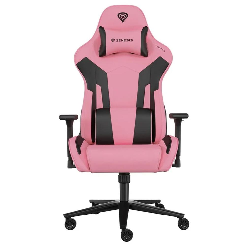 Silla gaming genesis nitro 720 rosa negro Frikytopia