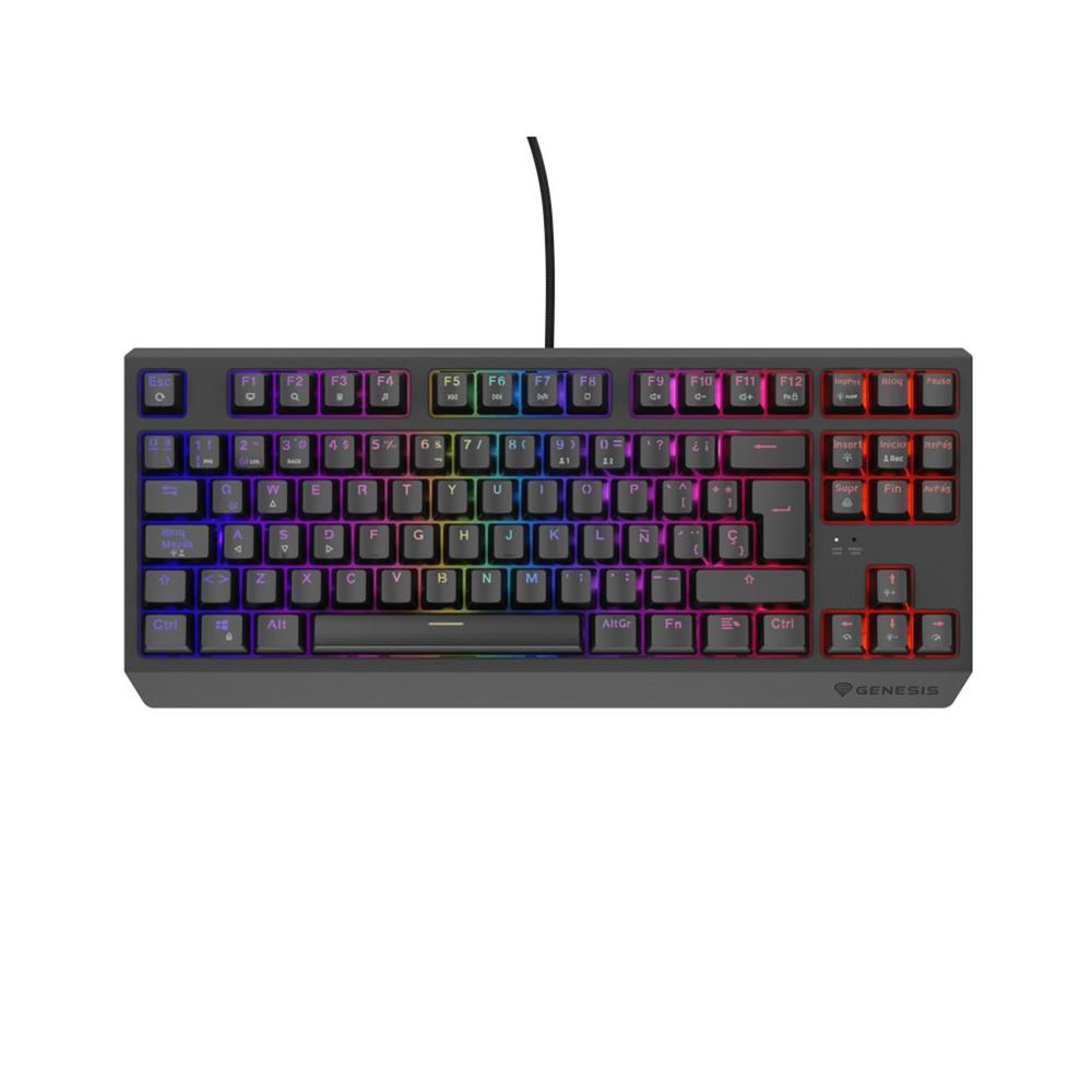 Teclado gaming genesis thor230 tkl rgb usb Frikytopia