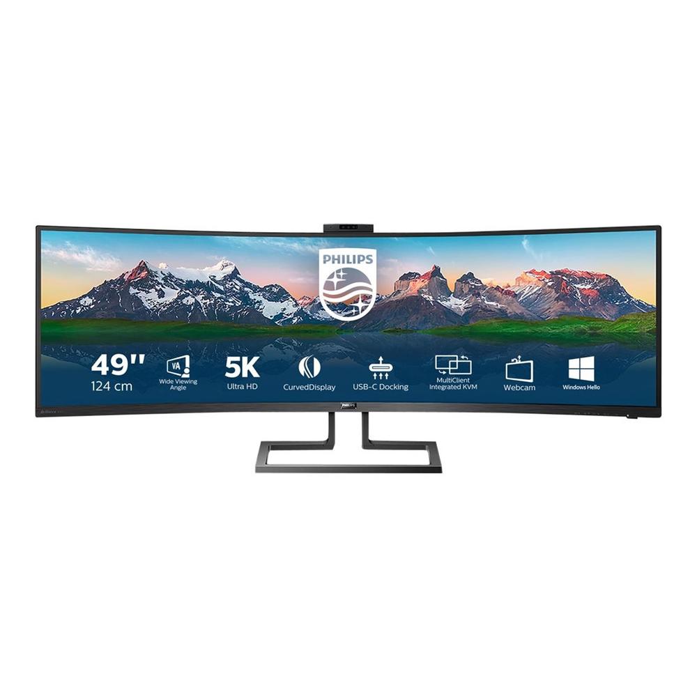 Monitor curvo philips 499p9h 49 pulgadas 5k uhd 60hz Frikytopia