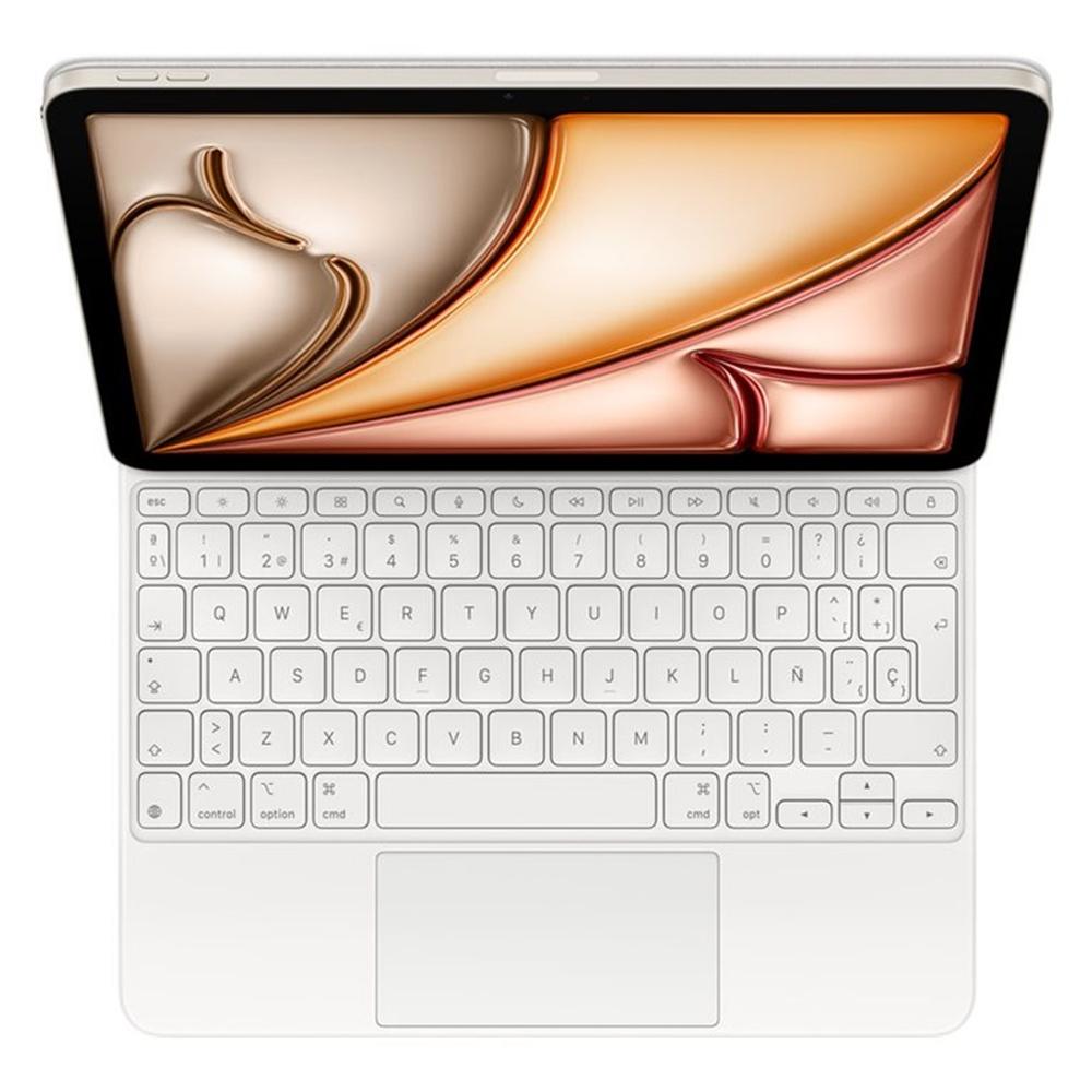 Teclado apple magic keyboard para ipad ai 13 pulgadas blanco Frikytopia