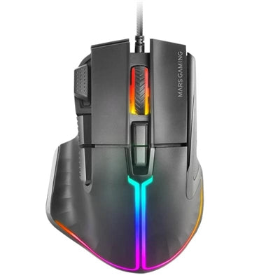 Mouse raton mars gaming mmxt rgb 12800 dpi ergonomico Frikytopia