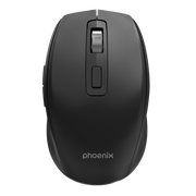 Ratón inalámbrico phoenix m120 hasta 1600 dpi clics silenciosos botónes de avance rapido