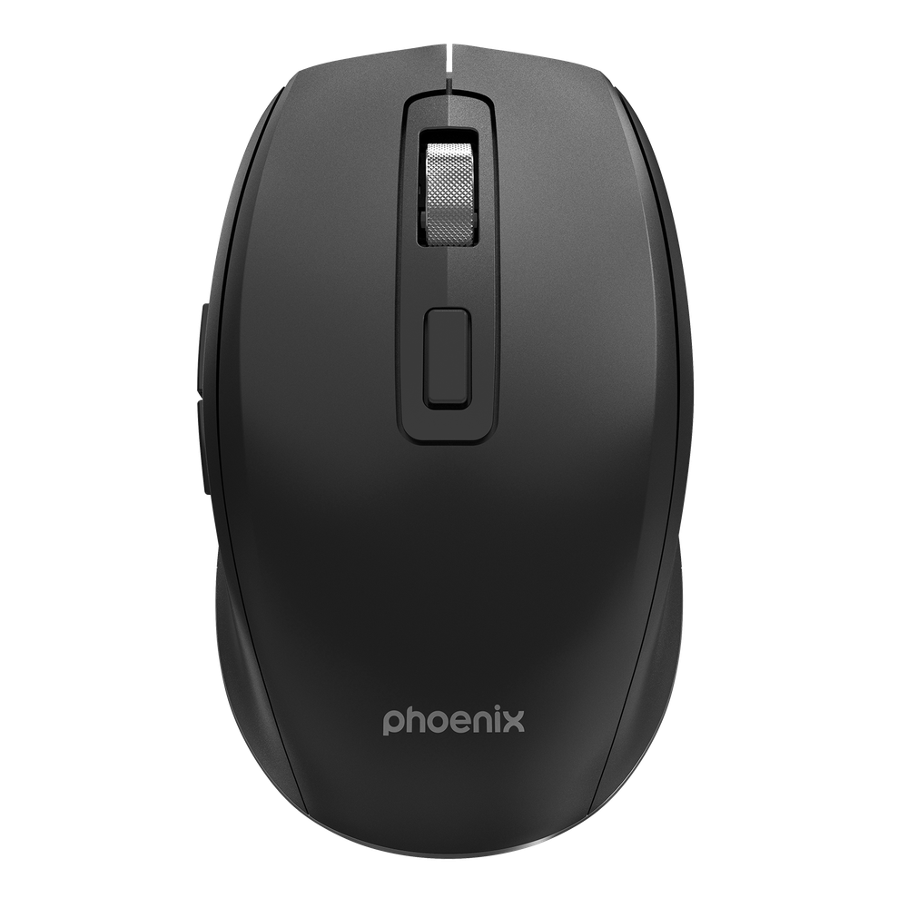 Ratón inalámbrico phoenix m120 hasta 1600 dpi clics silenciosos botónes de avance rapido Frikytopia