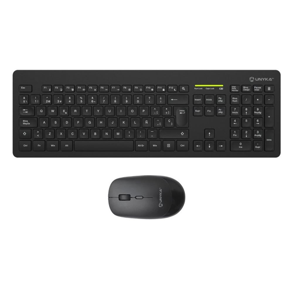 Teclado + raton unykach mk212 pro slim inalambrico Frikytopia
