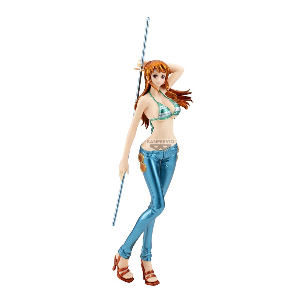 Figura banpresto one piece glitter & glamours nami special color ver.a Frikytopia