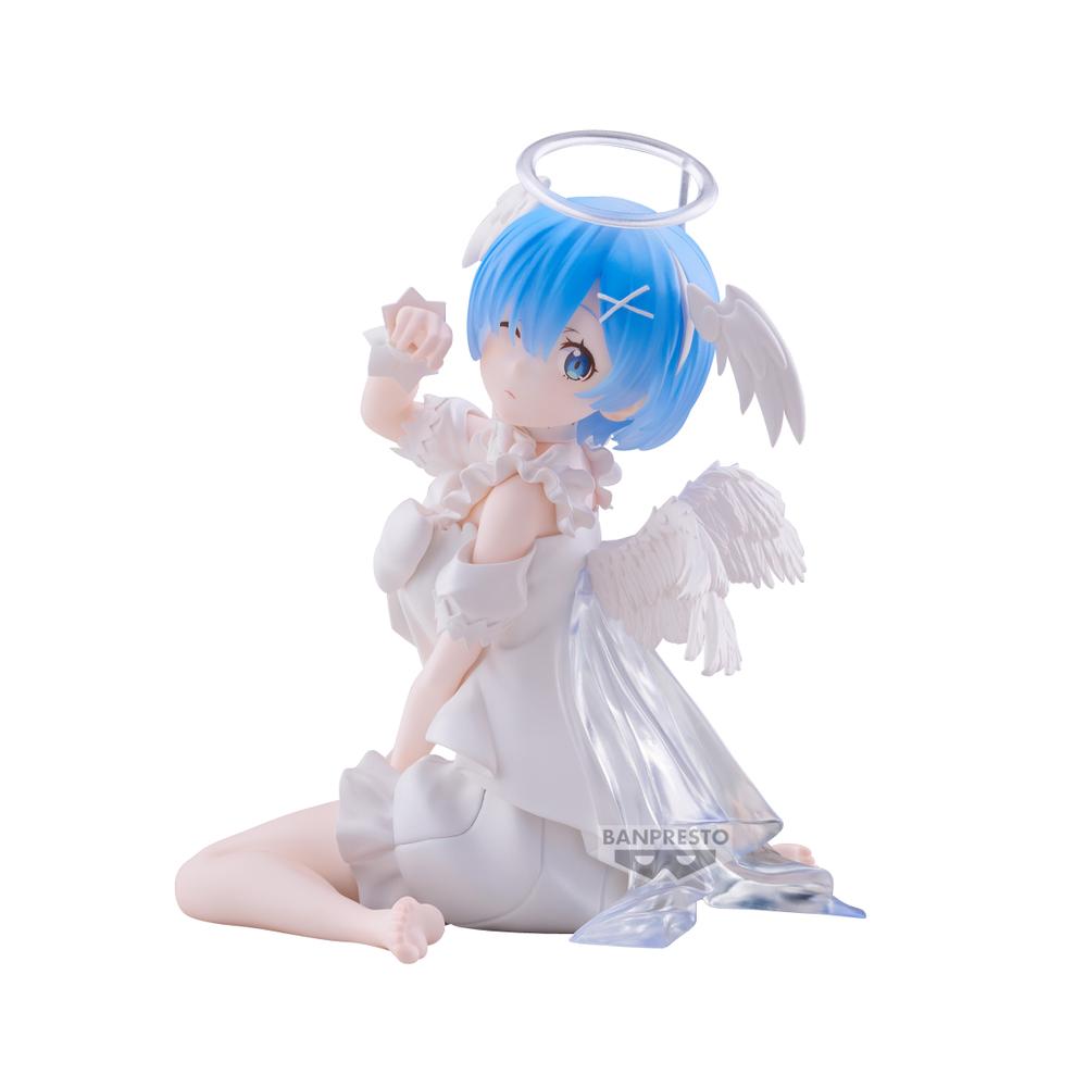 Figura banpresto re zero starting life in another world relax time rem sweet angel ver. Frikytopia