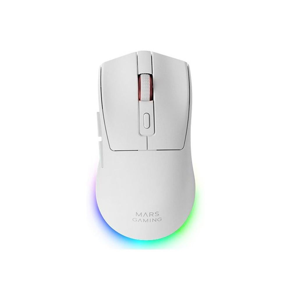 Raton inalambrico mars gaming mm - t3w blanco Frikytopia