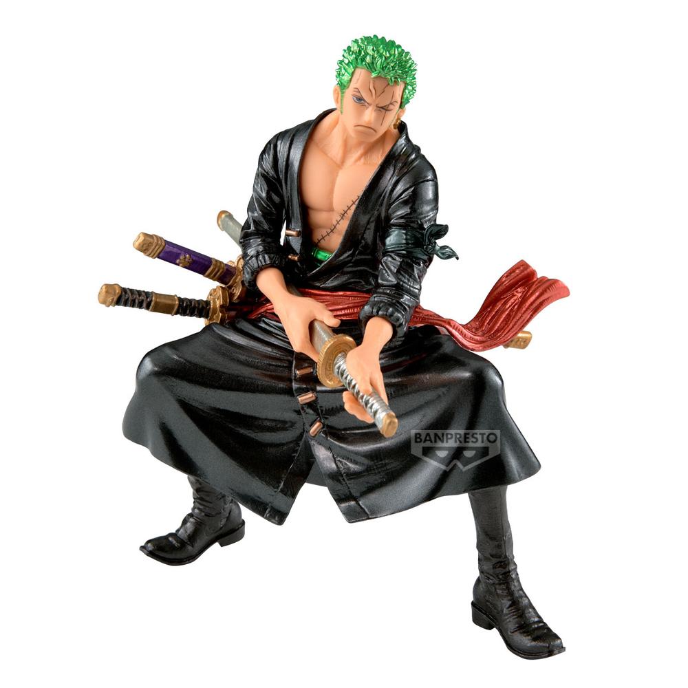 Figura banpresto one piece king of artist roronoa zoro & sanji special ver. - (a:roronoa zoro) 18cm Frikytopia