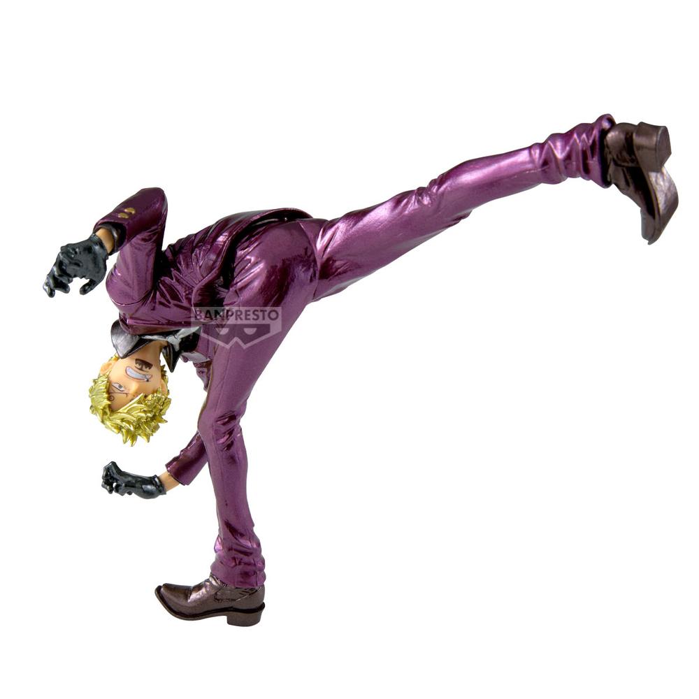 Figura banpresto one piece king of artist roronoa zoro & sanji special ver. - (b:sanji) 21cm Frikytopia