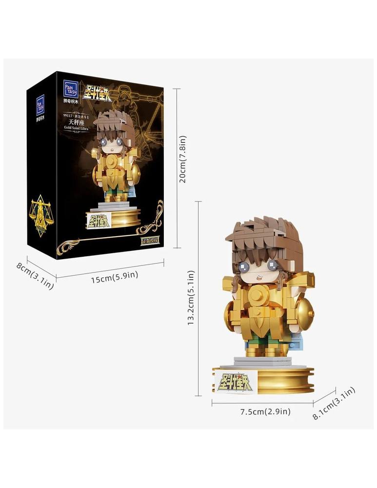 Libra mini set construccion 13 cm saint seiya