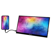 Monitor led portatil 14 pulgadas verbatim ips -  fhd -  hdmi -  usb tipo c -  60hz -  6ms