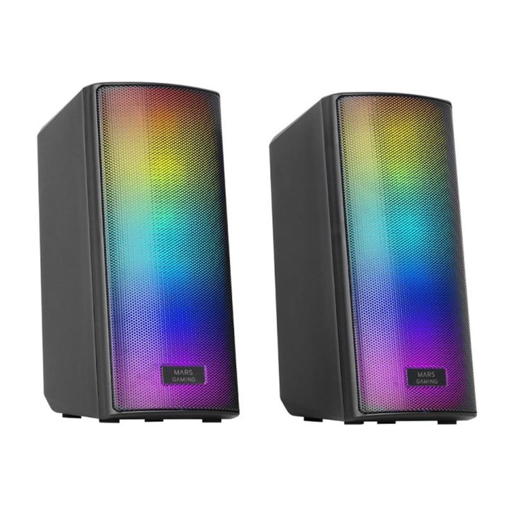 Altavoces mars gaming 2.0 msrgb2 negro Frikytopia