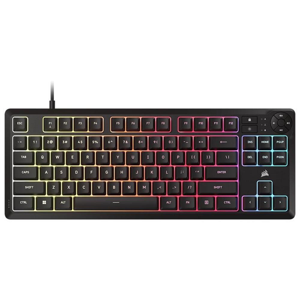 Teclado gaming corsair k55 core tkl rgb negro Frikytopia