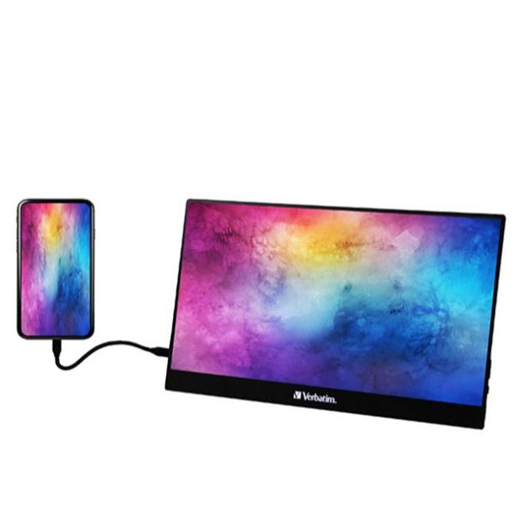 Monitor portatil vervatim 14 pulgadas fhd 30hz Frikytopia