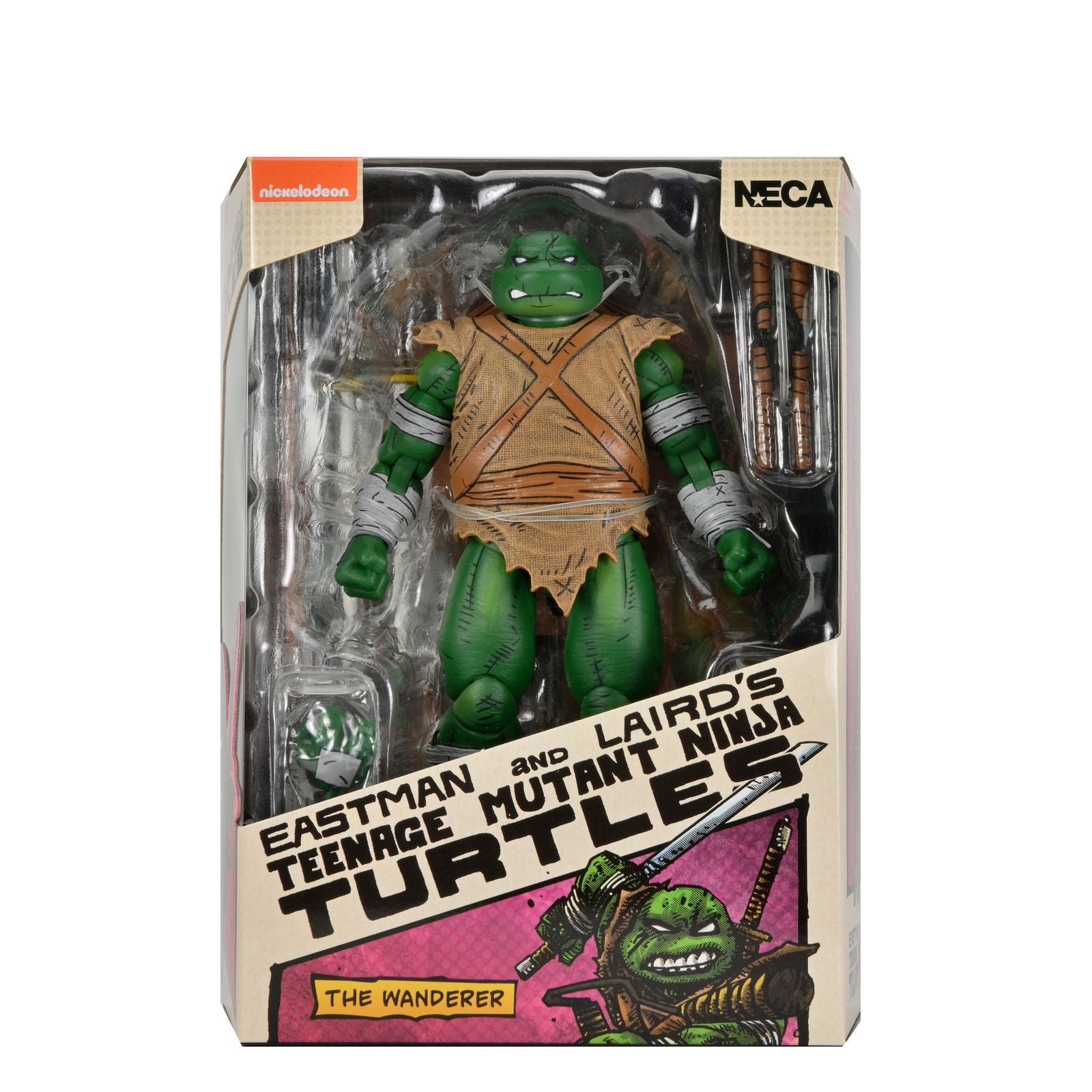 Figura neca teenage mutant ninja turtles mirage comics michelangelo the wanderer 18cm Frikytopia