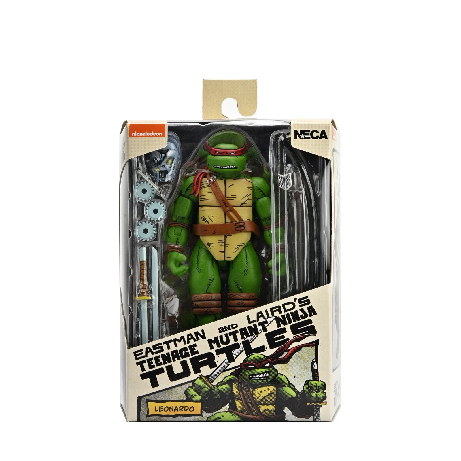Figura neca teenage mutant ninja turtles mirage comics leonardo scale action 18cm Frikytopia